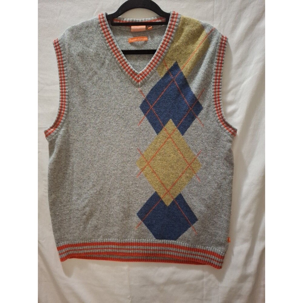 PARX Premium Lambswool Multicolor Men's Vest Size L